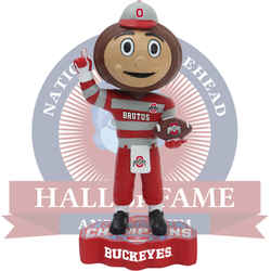 Brutus Buckeye Ohio State Buckeyes 2024 CFP National Champions Mini Bobblehead