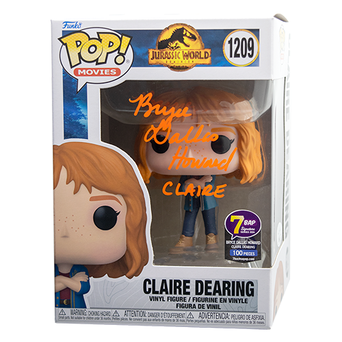 Signature Series Bryce Dallas Howard Signed Pop - Claire Dearing (Jurassic World) (Online Order Only)