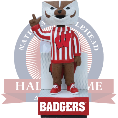 Bucky Badger Wisconsin Badgers Mascot Fight Song Bobblehead (ONLINE ORDER ONLY)