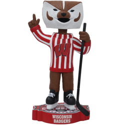 Bucky Badger Wisconsin Badgers Mascot 2025 NCAA Women's Hockey National Champions Bobblehead (Presale) (ONLINE ORDER ONLY)