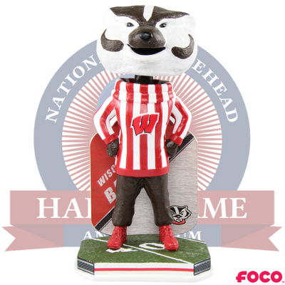 Bucky Badger Wisconsin Badgers Mascot Bobblehead (ONLINE ORDER ONLY)