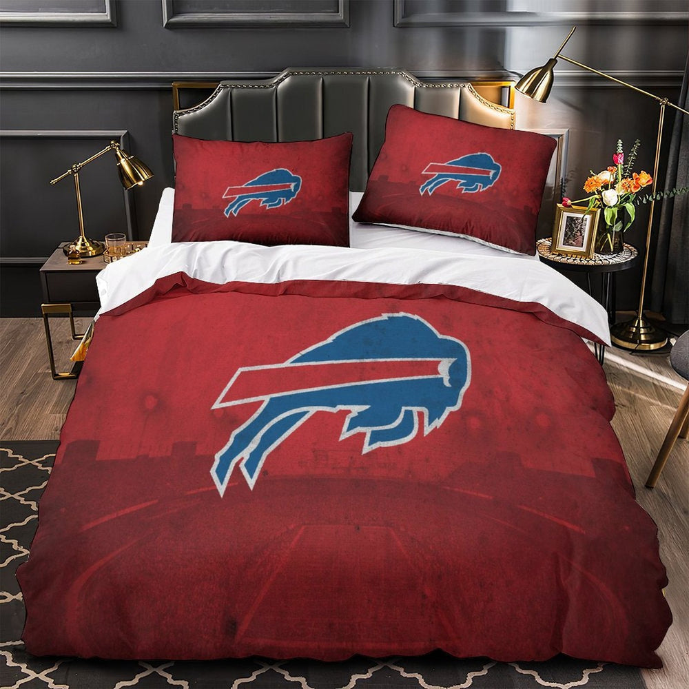 Buffalo Bills Bedding Set Duvet Cover Without Filler (Online Order Only)