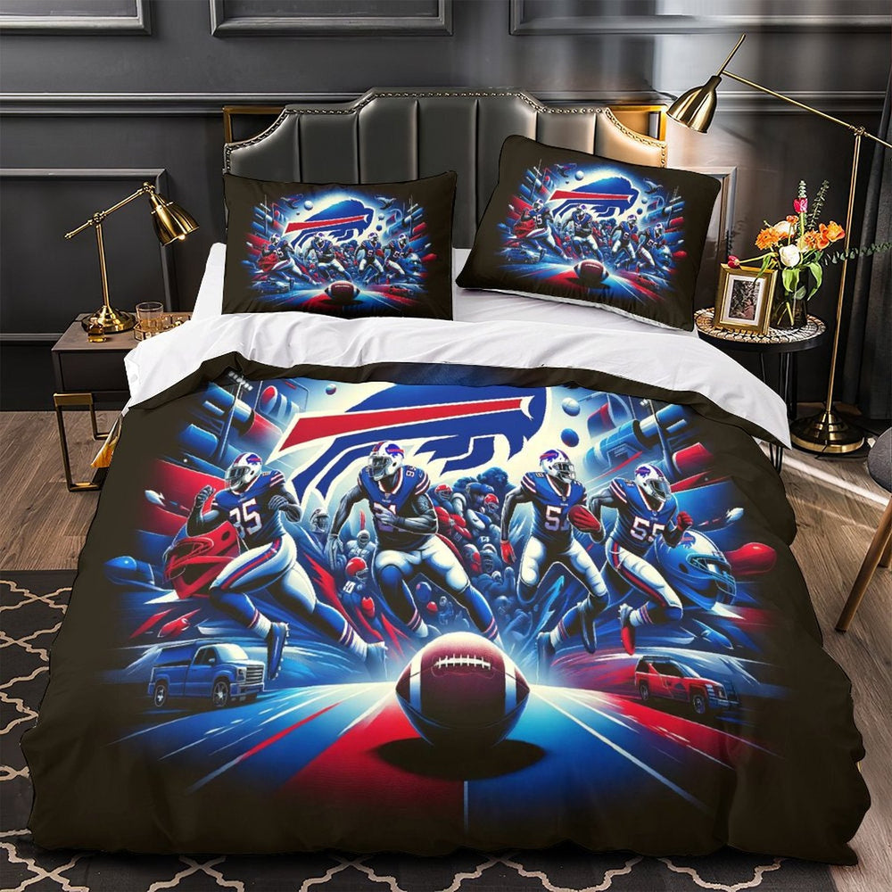 Buffalo Bills Bedding Set Duvet Cover Without Filler (Online Order Only)