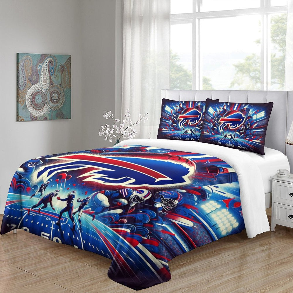 Buffalo Bills Bedding Set Duvet Cover Without Filler (Online Order Only)