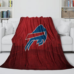 Buffalo Bills Blanket Flannel Fleece Throw Room Decoration (Online Order Only)