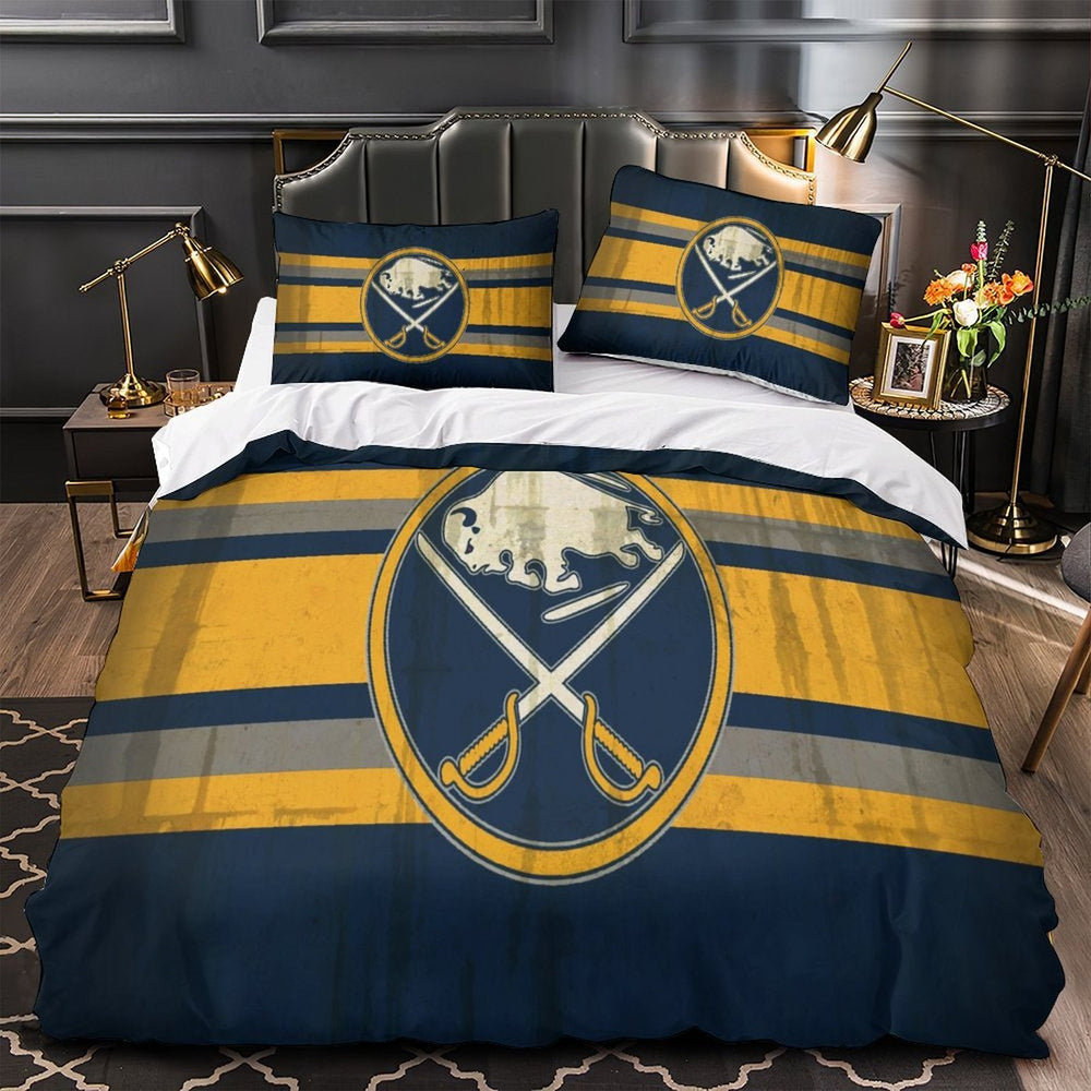 Buffalo Sabres Bedding Set Quilt Duvet Cover Without Filler (Online Order Only)