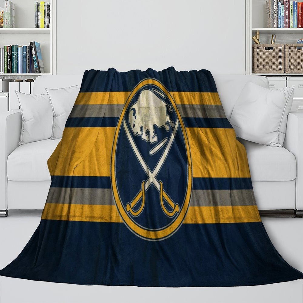 Buffalo Sabres Blanket Flannel Throw Kids Room Decoration (Online Order Only)