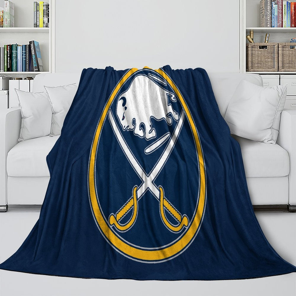 Buffalo Sabres Blanket Flannel Throw Kids Room Decoration (Online Order Only)