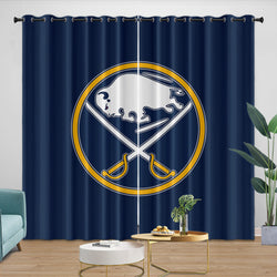 Buffalo Sabres Curtains Blackout Window Drapes Room Decoration (Online Order Only)