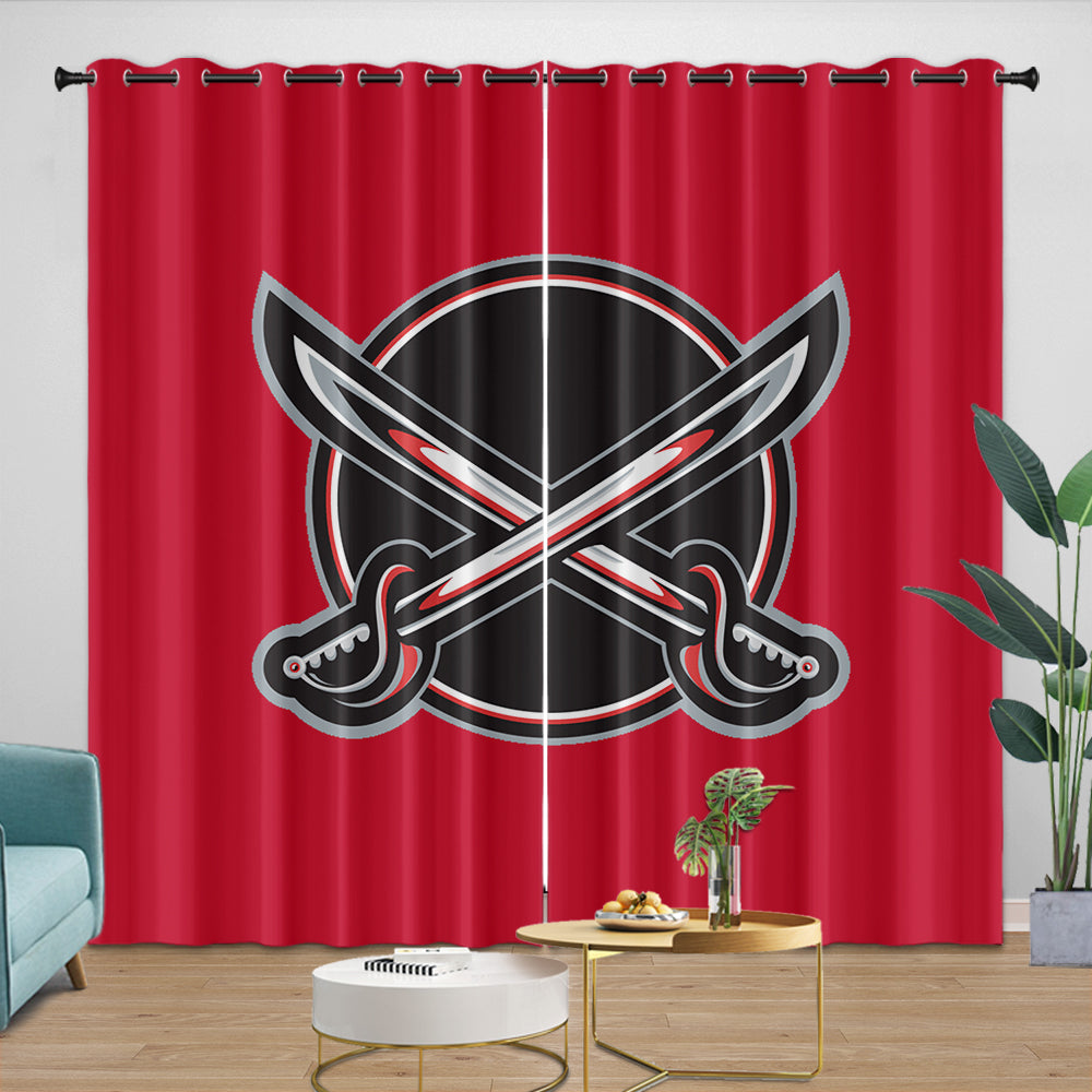 Buffalo Sabres Curtains Blackout Window Drapes Room Decoration (Online Order Only)