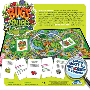 Bugs 'N' Slugs - The Educational Insects Board Game - Outset (ONLINE ORDER ONLY)
