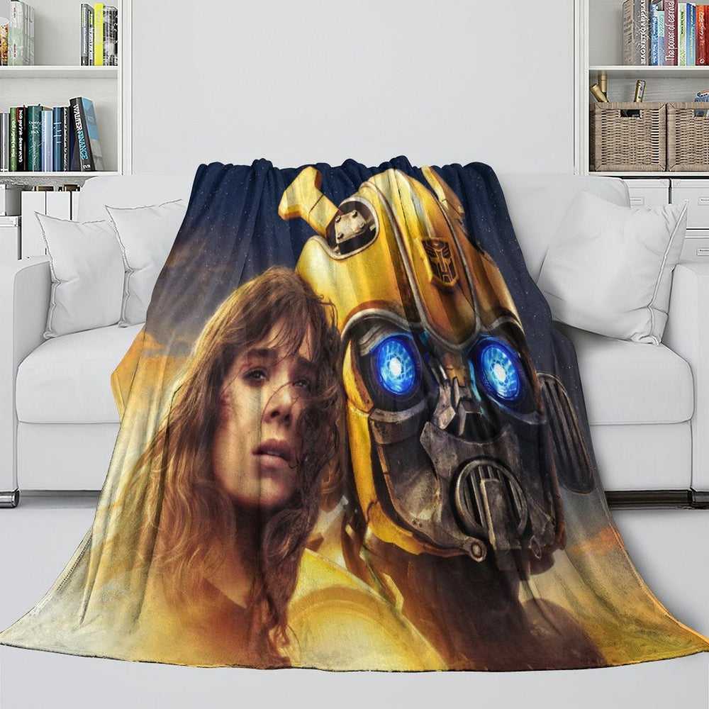 Bumblebee Blanket Flannel Throw Kids Room Decoration (ONLINE ORDER ONLY)