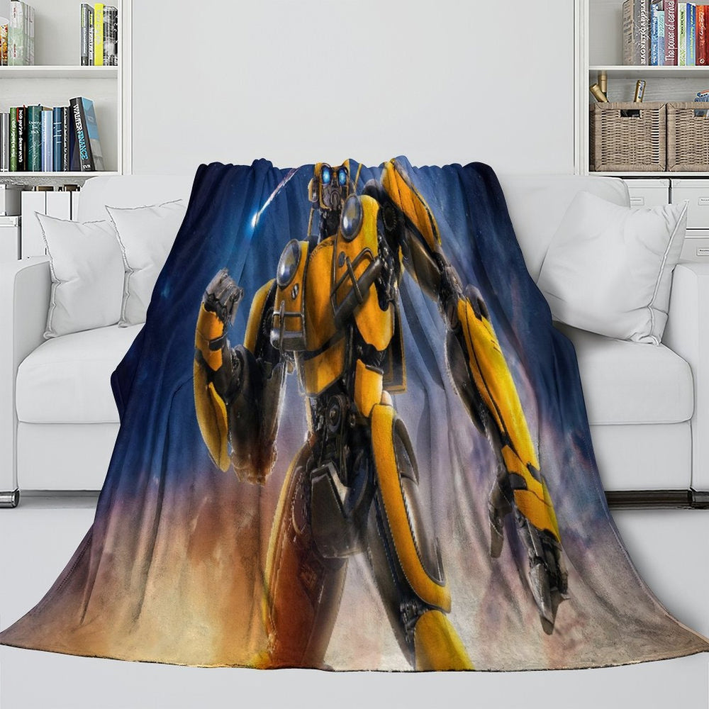 Bumblebee Blanket Flannel Throw Kids Room Decoration (ONLINE ORDER ONLY)