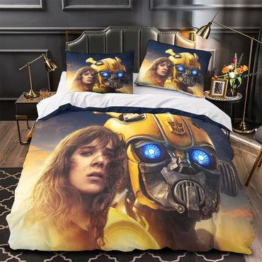 Bumblebee Duvet Cover Pattern Bedding Set Without Filler (ONLINE ORDER ONLY)