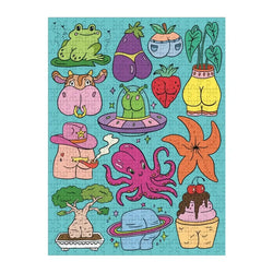 Bunches of Butts 500 Piece Jigsaw Puzzle Fun Club