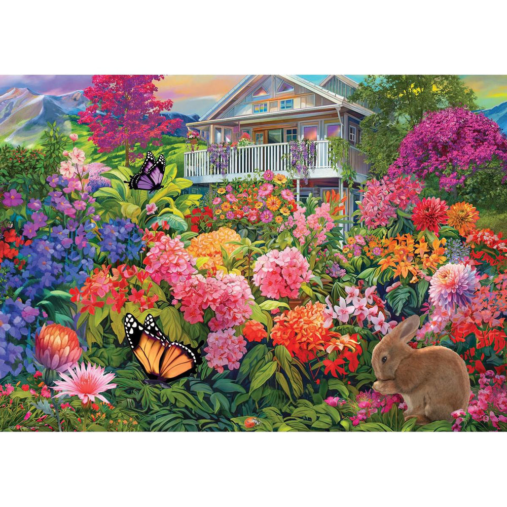Bunny Garden 104 Connecting Pieces Jigsaw Puzzle Eurographics (ONLINE ORDER ONLY)