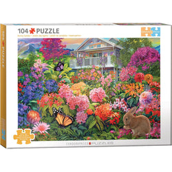 Bunny Garden 104 Connecting Pieces Jigsaw Puzzle Eurographics (ONLINE ORDER ONLY)