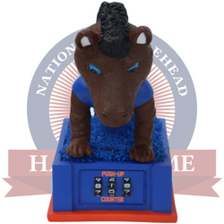 Buster Bronco Boise State Broncos Mascot Push-Up Counter Bobblehead (Presale) (ONLINE ORDER ONLY)