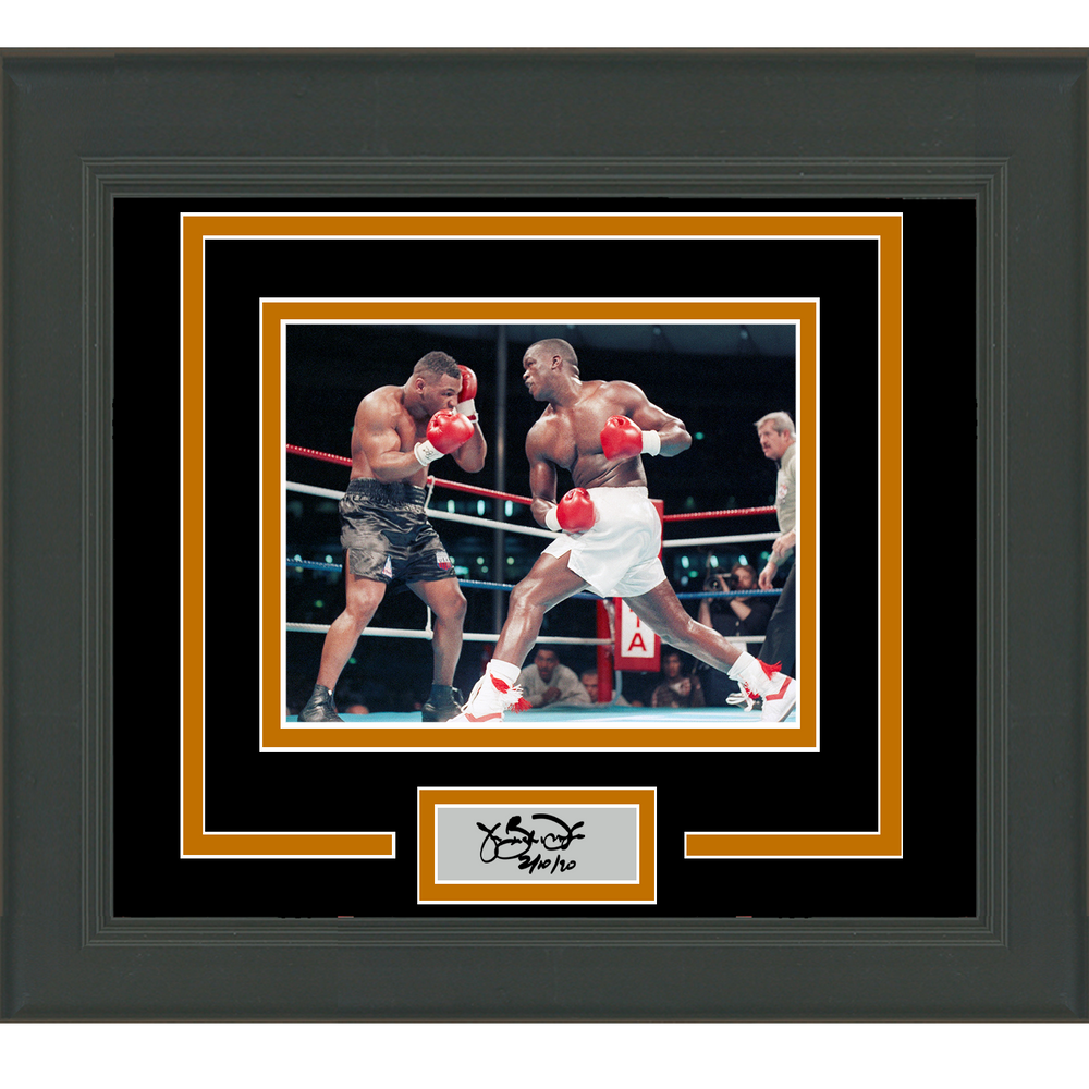 Framed Buster Douglas Facsimile Laser Engraved Signature Auto 11x14 Boxing Photo (ONLINE ORDER ONLY)