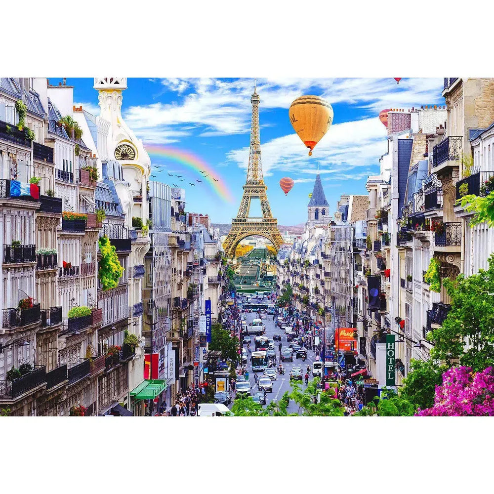 Bustling Paris 300 Piece Wood Jigsaw Puzzle Wooden City (ONLINE ORDER ONLY)