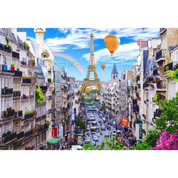 Bustling Paris 300 Piece Wood Jigsaw Puzzle Wooden City (ONLINE ORDER ONLY)