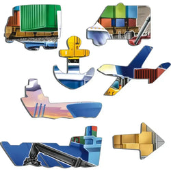 Busy Cargo Hub 37 Piece Tray Jigsaw Puzzle Larsen