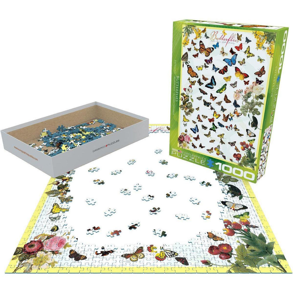 Butterflies 1000 Piece Jigsaw Puzzle Eurographics (ONLINE ORDER ONLY)