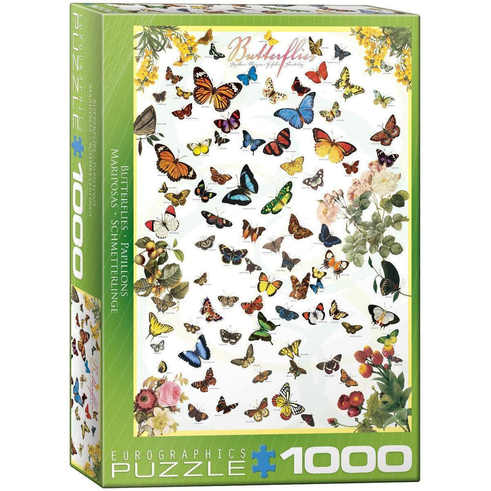 Butterflies 1000 Piece Jigsaw Puzzle Eurographics (ONLINE ORDER ONLY)