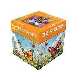 Butterflies 36 Piece Magic Square Tile Puzzle Sudoku Style Game Outset (ONLINE ORDER ONLY)