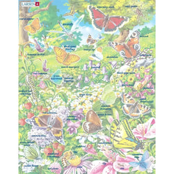 Butterflies 42 Piece Tray Jigsaw Puzzle Larsen