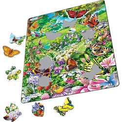 Butterflies 42 Piece Tray Jigsaw Puzzle Larsen