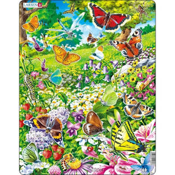 Butterflies 42 Piece Tray Jigsaw Puzzle Larsen