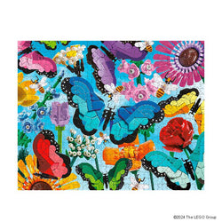 Butterflies & Blooms LEGO 1000 Piece Jigsaw Puzzle Chronicle (ONLINE ORDER ONLY)
