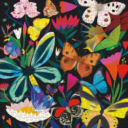 Butterflies Illuminated 500 Piece Glow in the Dark Jigsaw Puzzle Mudpuppy (ONLINE ORDER ONLY)