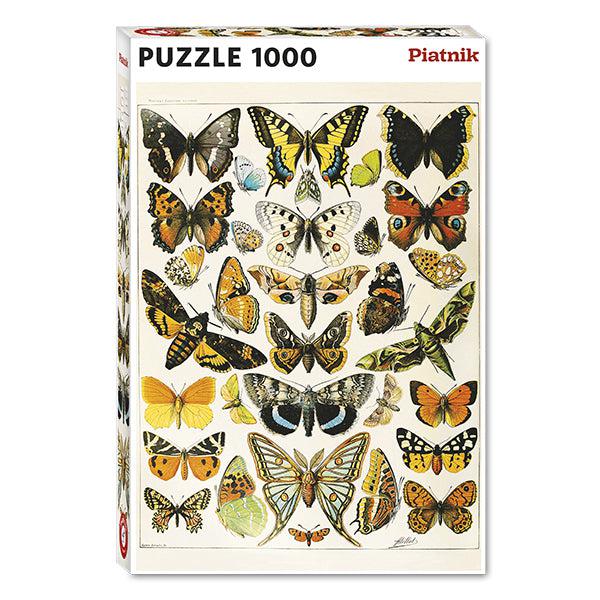 Butterflies & Moths by Millot 1000 Piece Jigsaw Puzzle Piatnik (ONLINE ORDER ONLY)