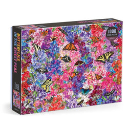 Butterflies in the Sweet Peas 1000 Piece Jigsaw Puzzle Galison (ONLINE ORDER ONLY)