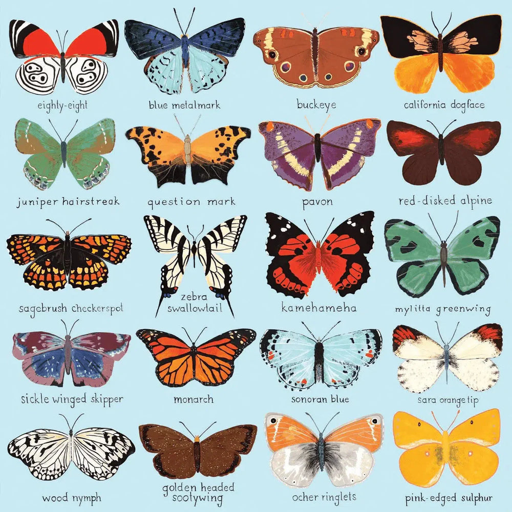 Butterflies of North America 500 Piece Jigsaw Puzzle Mudpuppy (ONLINE ORDER ONLY)