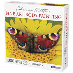 Butterfly Body Painting 1000 Piece Jigsaw Puzzle Funwares (ONLINE ORDER ONLY)