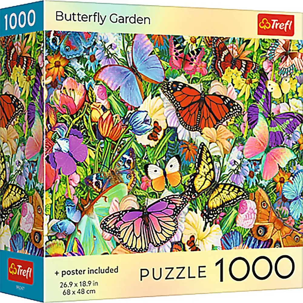 Butterfly Garden 1000 Piece Jigsaw Puzzle Trefl (ONLINE ORDER ONLY)