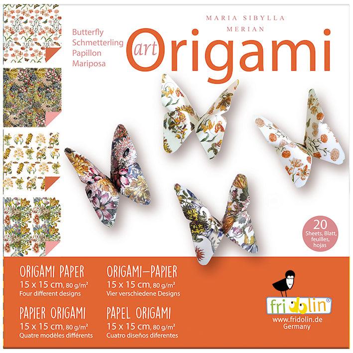 Butterfly Maria Sibylla Merian Art Origami Kit Fridolin (ONLINE ORDER ONLY)