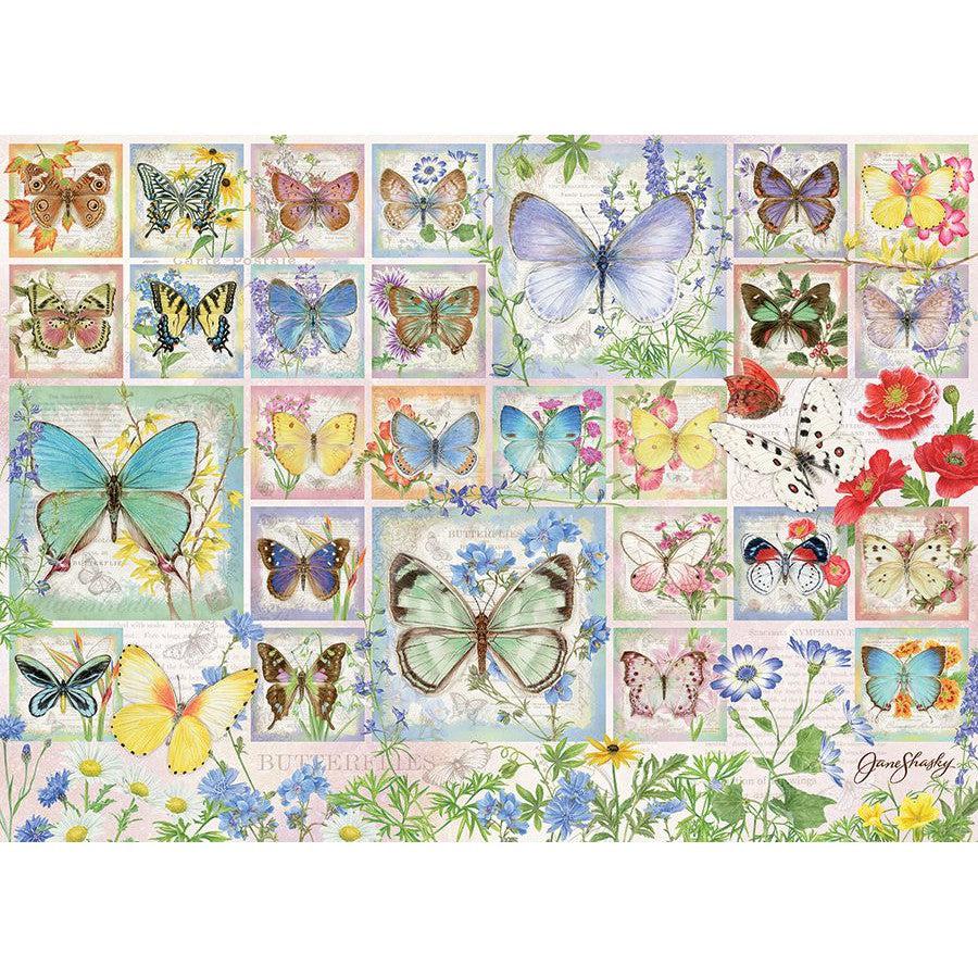 Butterfly Tiles 500 Piece Jigsaw Puzzle Cobble Hill (ONLINE ORDER ONLY)