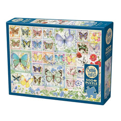 Butterfly Tiles 500 Piece Jigsaw Puzzle Cobble Hill (ONLINE ORDER ONLY)