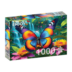 Butterfly in the Forest 1000 Piece Jigsaw Puzzle Enjoy (ONLINE ORDER ONLY)
