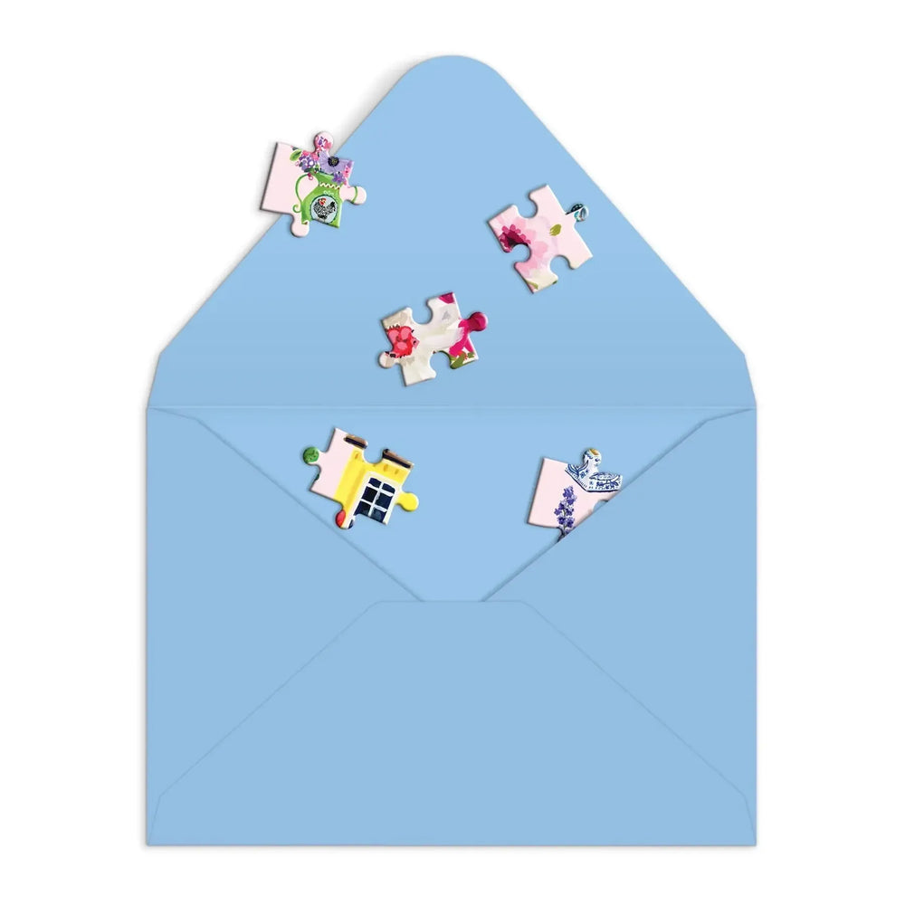 Buzzy Bouquets Greeting Card 60 Piece Jigsaw Puzzle Galison