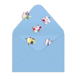 Buzzy Bouquets Greeting Card 60 Piece Jigsaw Puzzle Galison