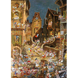 By Night Romantic Town 1000 Piece Jigsaw Puzzle Heye (ONLINE ORDER ONLY)