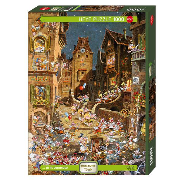 By Night Romantic Town 1000 Piece Jigsaw Puzzle Heye (ONLINE ORDER ONLY)
