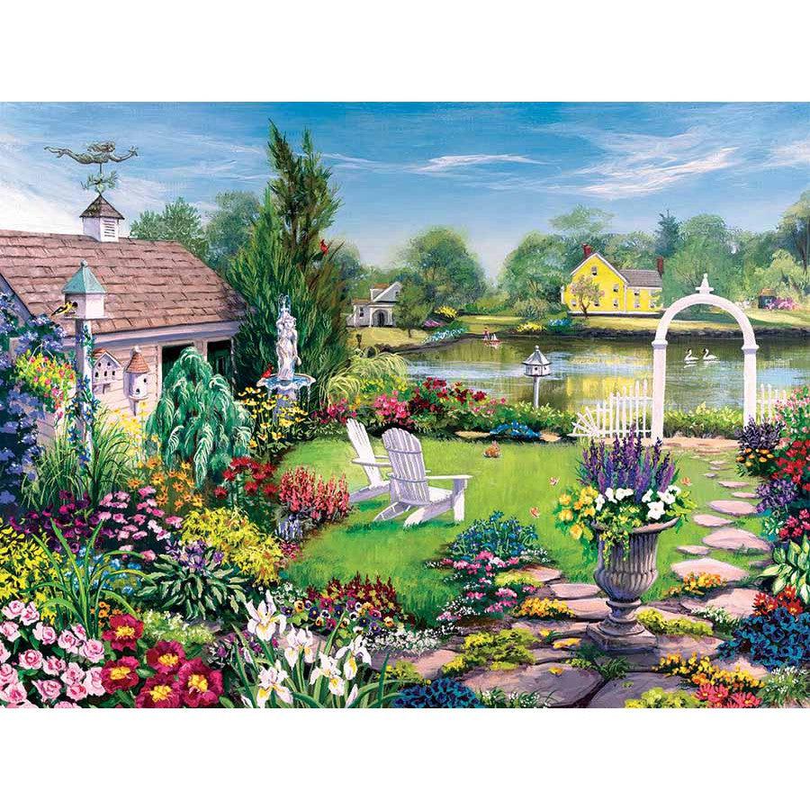 By the Pond 275 Large Piece Jigsaw Puzzle Cobble Hill (ONLINE ORDER ONLY)