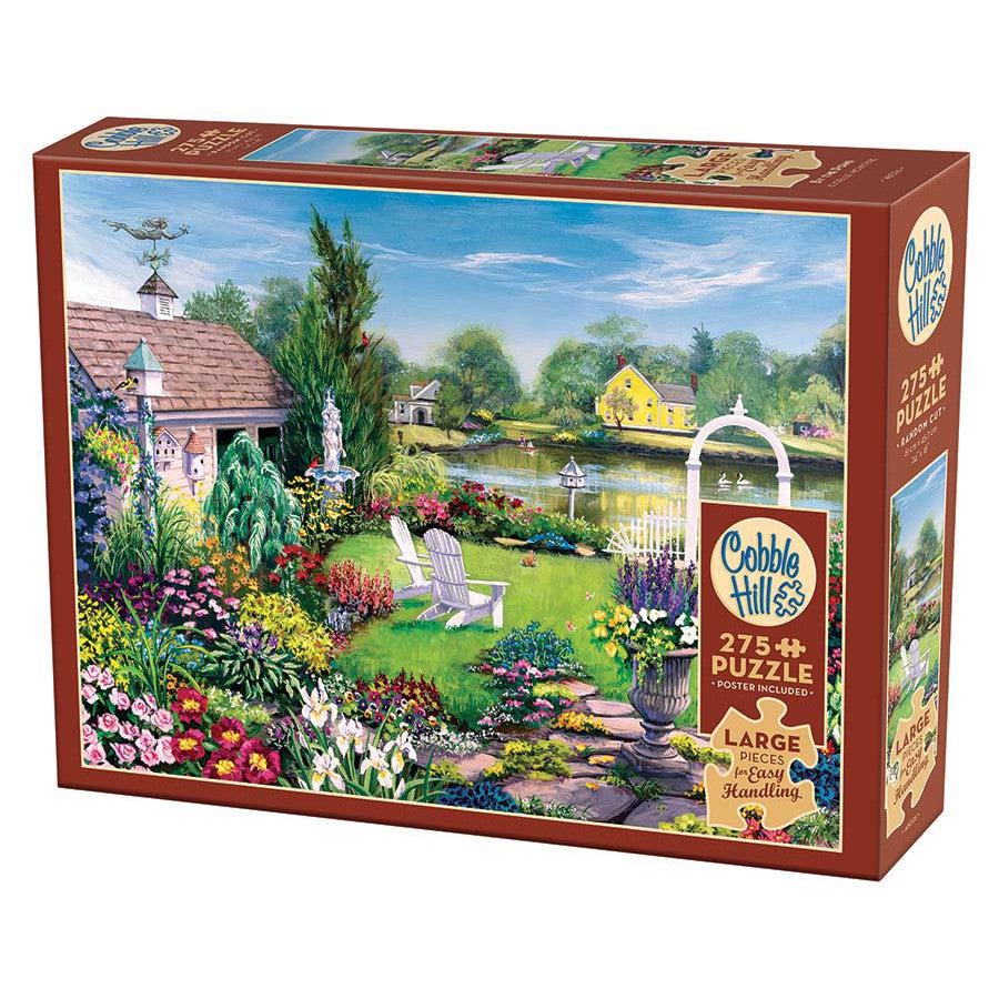 By the Pond 275 Large Piece Jigsaw Puzzle Cobble Hill (ONLINE ORDER ONLY)