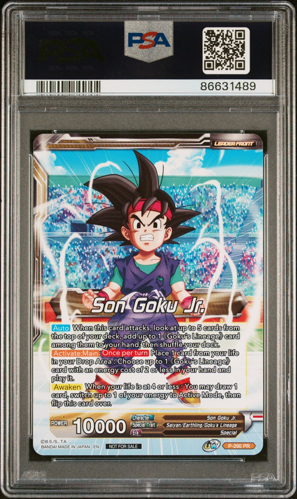 2021 DRAGON BALL SUPER SS GOKU JR., SL/SGJ #P-290 - PSA 10 (Online Order Only)